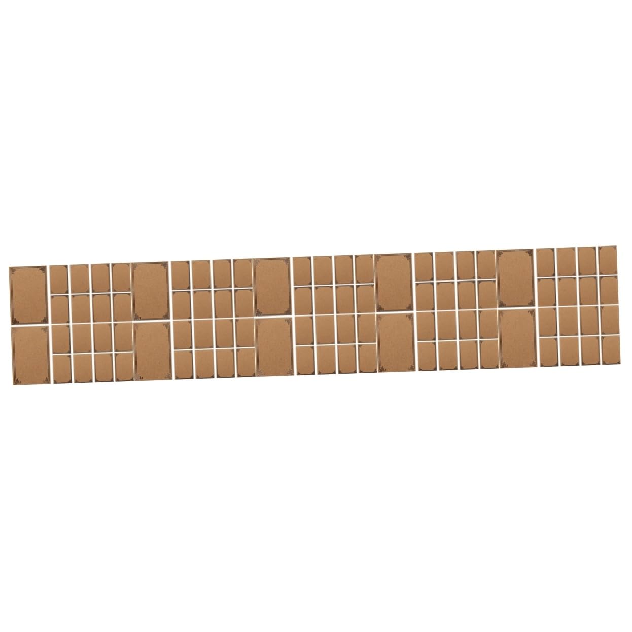 OUNONA 5 Ensembles Enveloppe De Expéditeurs Poly Paquets Gel Enveloppes En Papier Pour Carte De Crédit Petites Enveloppes Pour Carte De Crédit Papier Kraft 100 Pièces * 5