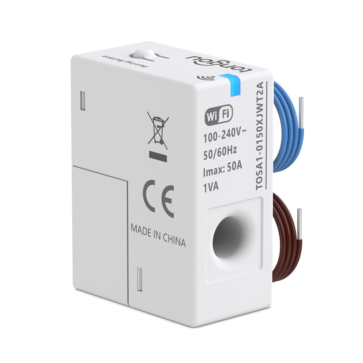 TONGOU WiFi Smart Current Transformer, Support Electricity Monitoring, with CT, Imax 50A, Tuya/Smart Life App