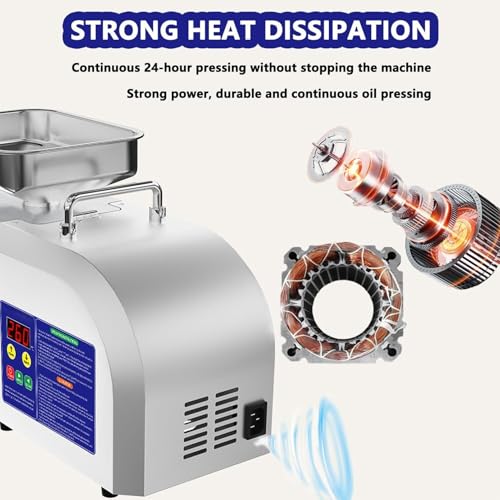 Machine de presse à huile électrique en acier inoxydable de qualité - 8