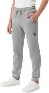 Alan Jones Clothing Boys Solid Joggers Trackpant | Elastic Waist with Drawstring Regular Fit | Sizes 3-12 Years | Easy Pul... Price In India
