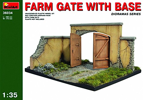 Preisvergleich Produktbild MiniArt 36034 - Hoftor mit Grundplatte