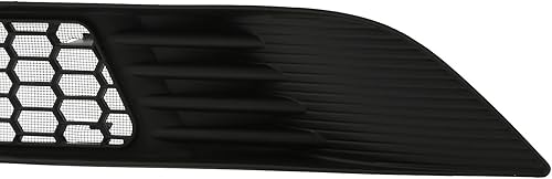 Miniatura 5 de Rejilla frontal de malla frontal de malla negra brillante Abs 2 piezas de rejilla frontal de malla de rejilla de ventilación negra brillante para el