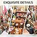 DIY Miniatur Haus Kits für Erwachsene DIY Mini Holz Haus Modell Set Gewächshaus Puppenhaus Handwerk Kits für Erwachsene Modell zu Bauen Geburtstagsgeschenk für Frauen und Mädchen