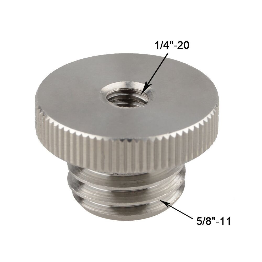 CAMVATE 1/4"-20 bis 5/8"-11 Gewindeschraube Adapter für Stativ Laser Level Bosch Adapter (2 Stück)