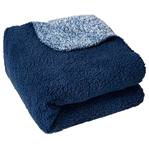 EHC Large Super Soft Teddy Fleece Blanket Cover
