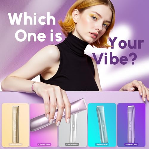Image of BYART 2-in-1 Dual Head Bikini Trimmer for Women, Body Hair Trimmer, Gifts | IPX7 Waterproof, Rechargeable, Ceramic Blade, Wet /Dry Body Hair Trimmer and Face Shaver for Sensitive Skin