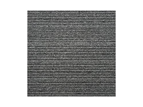 Teppichfliese Madison Stripe Multicolor Grau | Selbstliegend | Bitumen Rücken | 1 Stück x 50 x 50 x 0,6 cm = 0,25 m² Cover