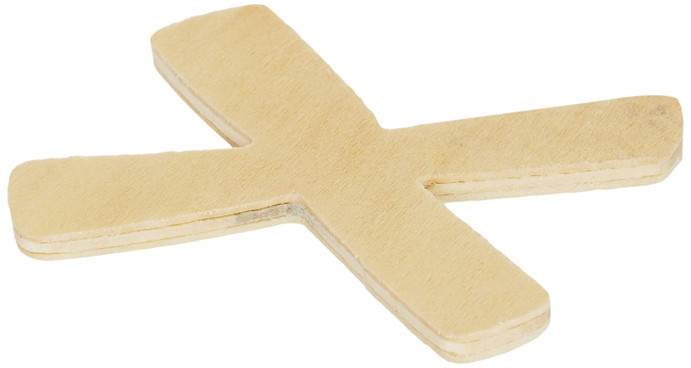 Rayher Lettera In Legno X - FSC Mix Credit - 6 Cm Di Altezza, 62260000 Per Decorazioni E Fai Da Te - 2