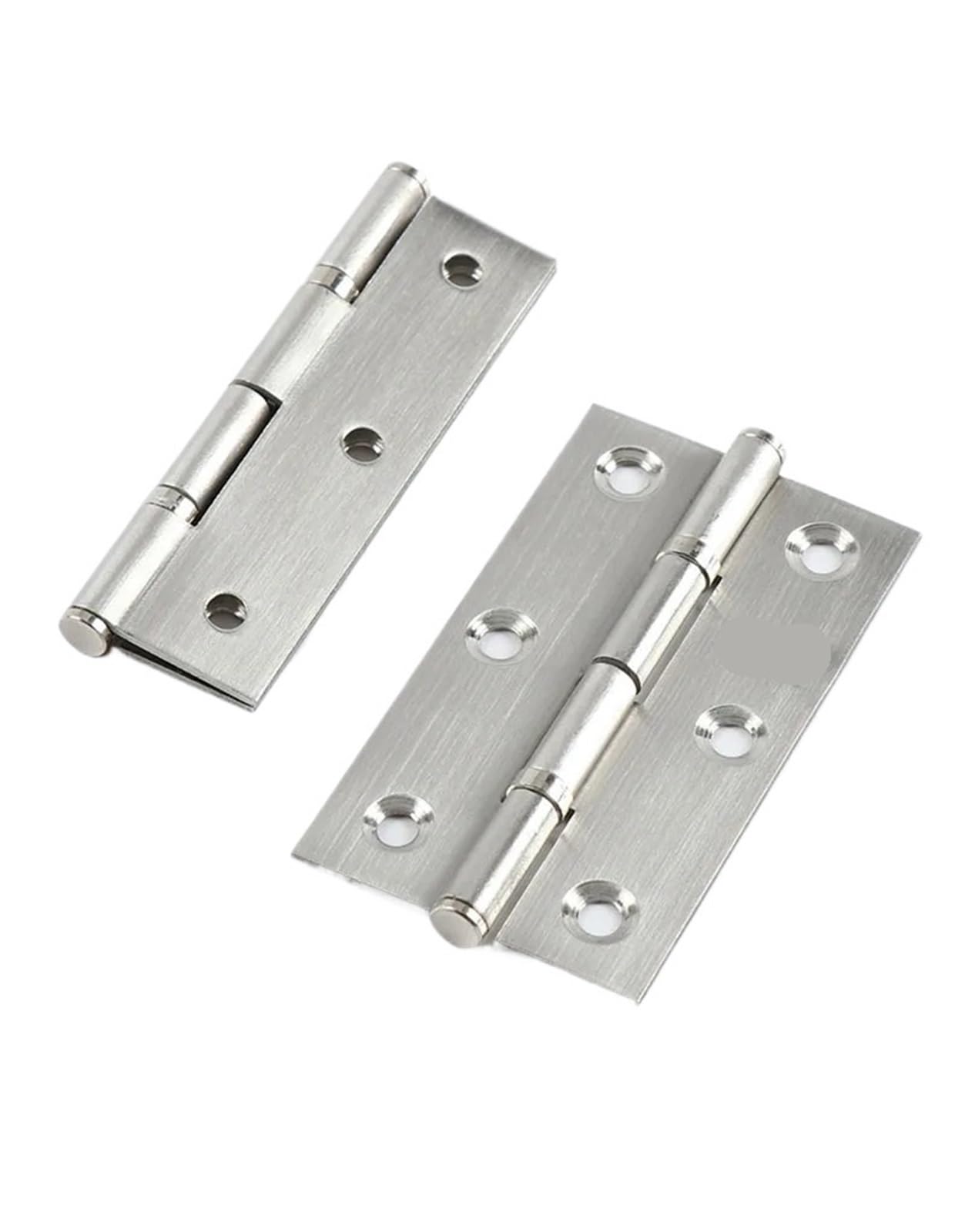 Ehfqpjybbo 70X40x1.2mm 20Pcs Stainless Steel Door Hinges With Screws 2Inch 2.5Inch 3Inch Cabinet Box Flat Hinge 10/20 Pcs(70X40x1.2mm 20Pcs)