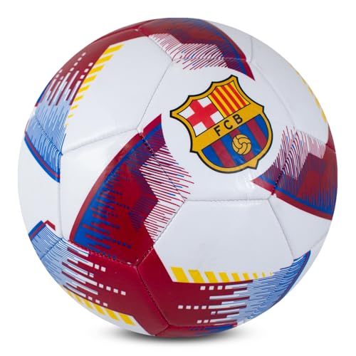 Hy-Pro Balón de fútbol Oficialmente Licenciado del FC Barcelona - Talla 5, diseño Blitz, mercancía del Barça, Entrenamiento, Partido, Coleccionable para niños y Adultos - imagen 7