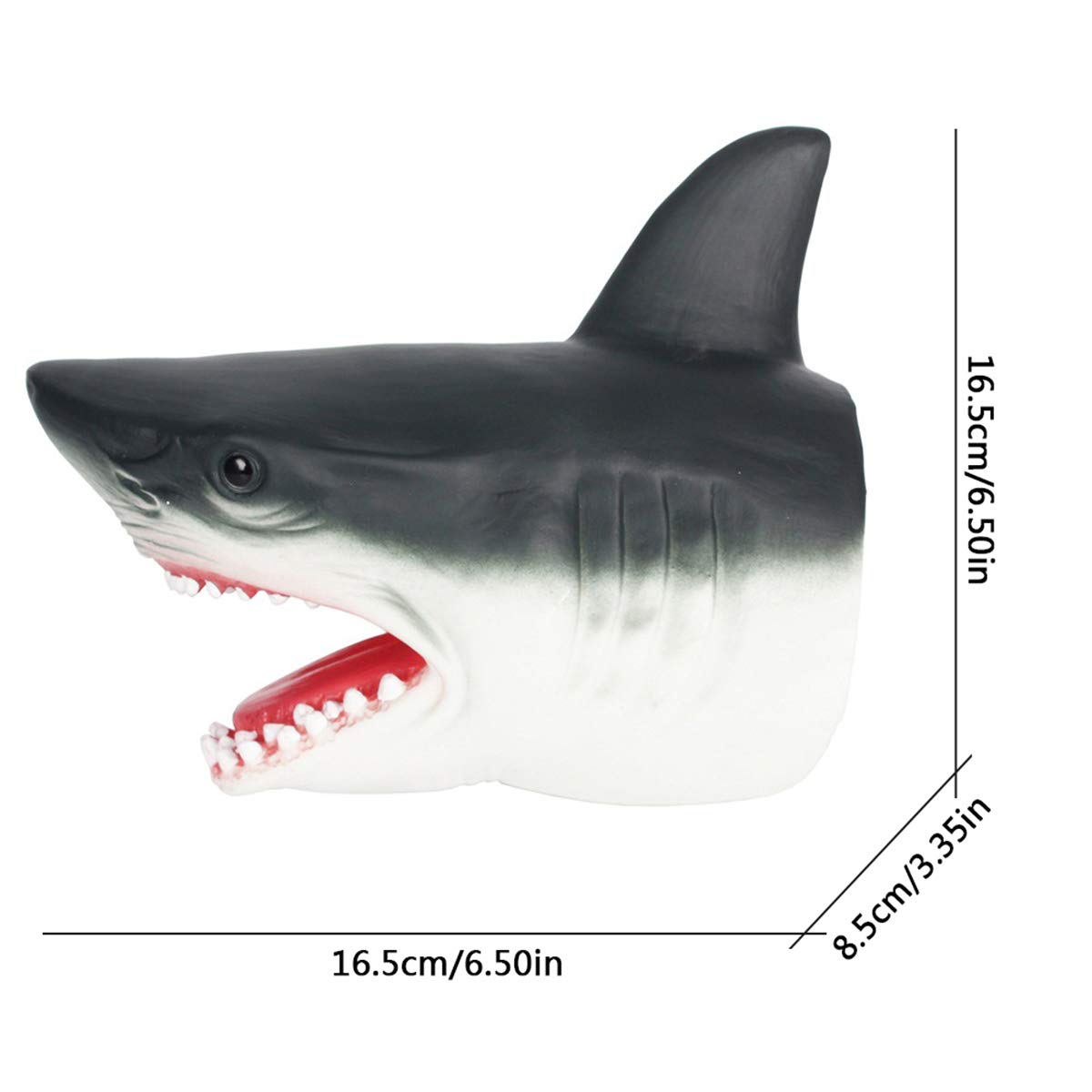 ORFOFE Haifisch Handpuppe - Weiche Plüschpuppe Für Kinder