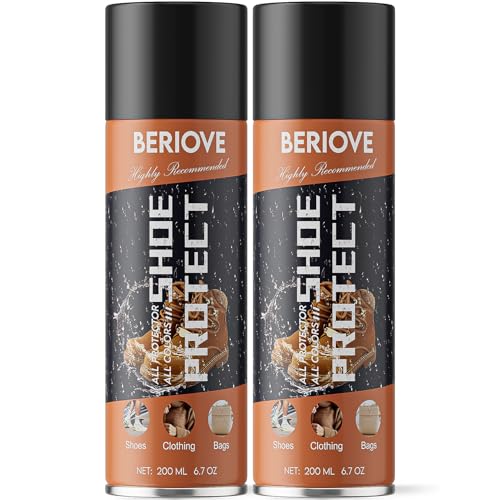Image of Protect Shoe Protector Spray - Rain & Stain Water Repellent - Waterproofing Spray for Leather Suede Hats 6.76 OZ