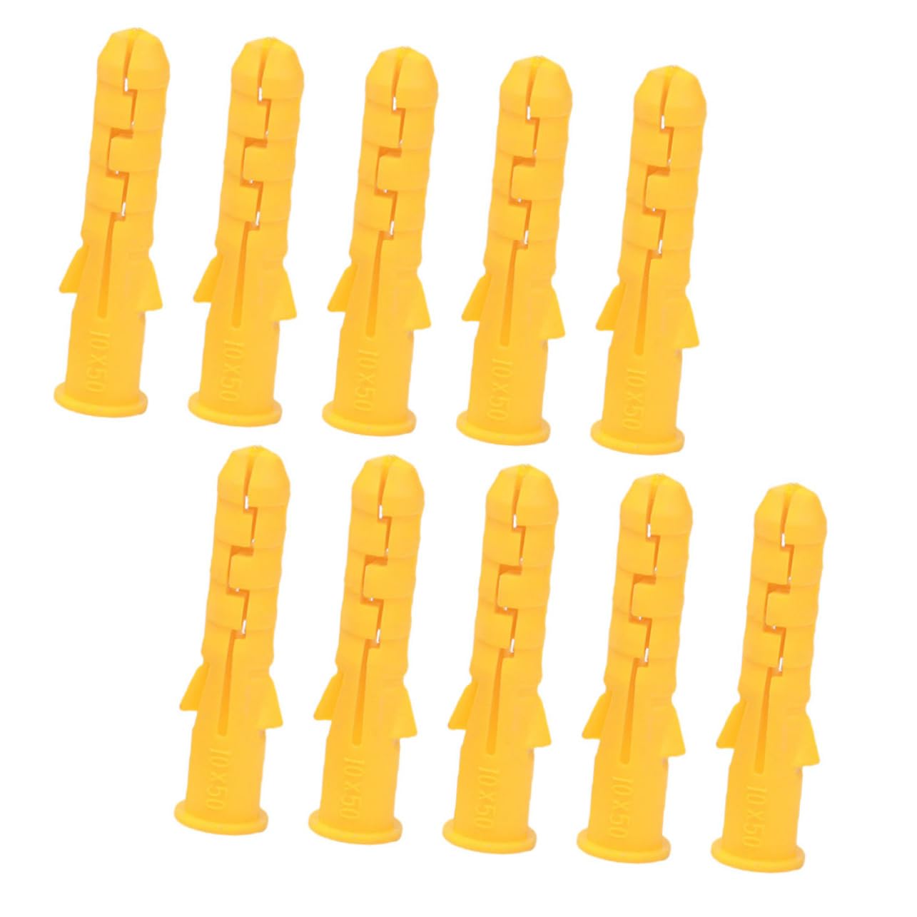 KICHOUSE Self Drilling Drywall Anchors Kit 200pcs Plastic Expansion Tube for Wall Anchoring Cinder Block Concrete Wall