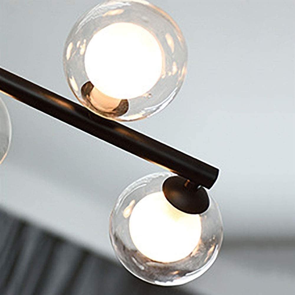 Lampada a sospensione Lampadari in vetro di metà secolo sopra il tavolo Lampada a sospensione moderna lineare con paralume in vetro bianco latte compatibile con la cucina con isola, sala da pranzo,