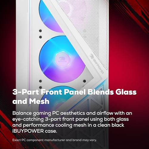 Image of iBUYPOWER Slate Gaming PC Desktop Computer Intel Core Ultra 7 265F CPU, NVIDIA GeForce RTX 5060Ti 8GB GPU, 32GB DDR5 5200MHz RAM, 2TB NVMe SSD, Windows 11 Home, Gamer Keyboard and Mouse - SWI7N56T02