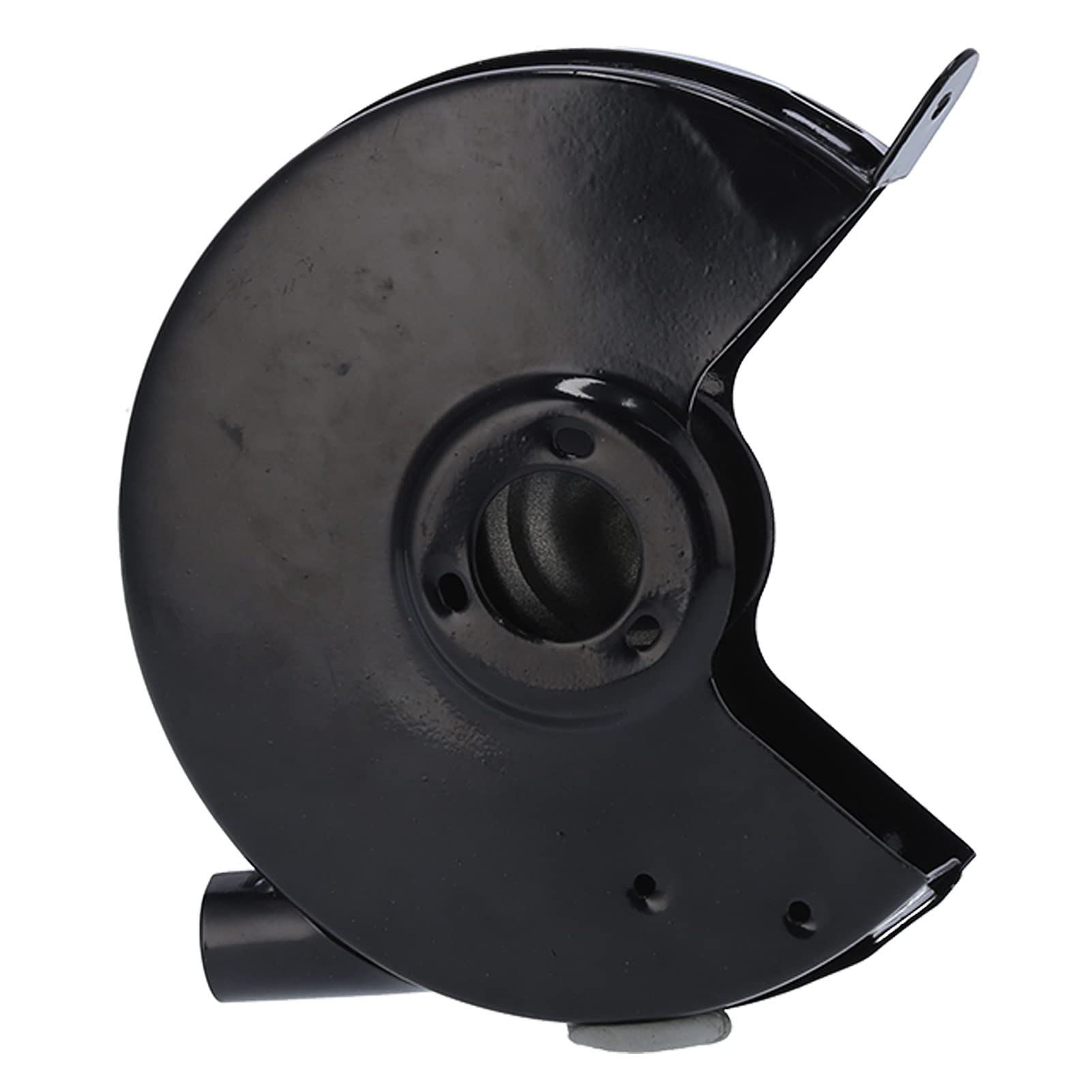 Protezione e protezione per mola in acciaio ad alta velocità nero con finitura in plastica spray per set di ricambio per smerigliatrice, comprensivo di 6 viti di montaggio, 2