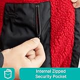 FREESPIRIT Unisex Aquarobe Pro Waterproof Jacket with Hood, Fleece Lining & 2 Zipped Pockets for Adults, Oversized Changing & Dry Robe for Men & Women (UK, Alpha, L, XL, Regular, Regular, Black) - Image 9