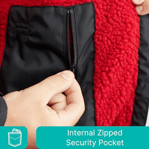 Freespirit Unisex Aquarobe Pro Waterproof Jacket With Hood, Fleece Lining & 2 Zipped Pockets For Adults, Oversized Changing & Dry Robe For Men & Women (Uk, Alpha, S, M, Regular, Regular, Black) - 9