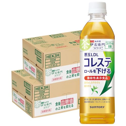 サントリー 伊右衛門(いえもん) プラス コレステロール対策【機能性表示食品】 500mlペットボトル×24本入×(2ケース)のサムネイル