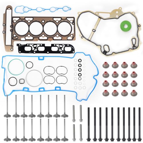 Image of Head Gasket Set w /Intake & Exhaust Valves Kit for 2010-2017 Chevy Equinox /Captiva Sport /Malibu, for GMC Terrain, for Buick Lacrosse /Regal 2.4L HS26517PT