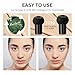 2PCS Mushroom Head Air Cushion CC Cream, Moisturizing Lasting Oil Control BB Cream for All Skin Types, Full Coverage Concealer Liquid Foundation Face Makeup Set with Foundation Brush & Makeup Sponge A