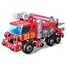 Meccano Junior - Rescue Fire Truck with Lights and Sounds Model Building Set, 163 Pieces, For Ages 5+, STEM Construction Education Toy
