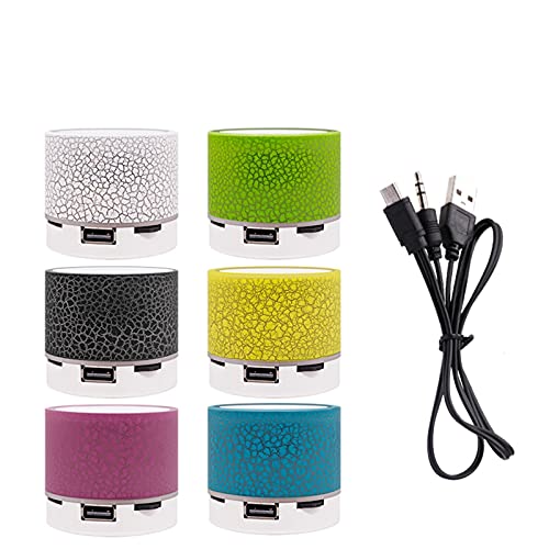 Spreker Draadloze Bluetooth-luidspreker Kleurrijke licht Kleine Crack Sound Speaker Mobiele Telefoon Mini Subwoofer… - Image 6