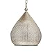 Produktbild EGLO Pendelleuchte Melilla, 1 flammige Hängelampe Vintage, Orientalisch, Marokkanisch, Hängeleuchte aus Stahl in Gold, Esstischlampe, Wohnzimmerlampe hängend mit E27 Fassung, Ø 33 cm