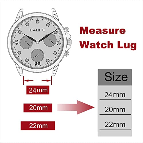 Bande de montre de remplacement en cuir interchangeable rétro - 6