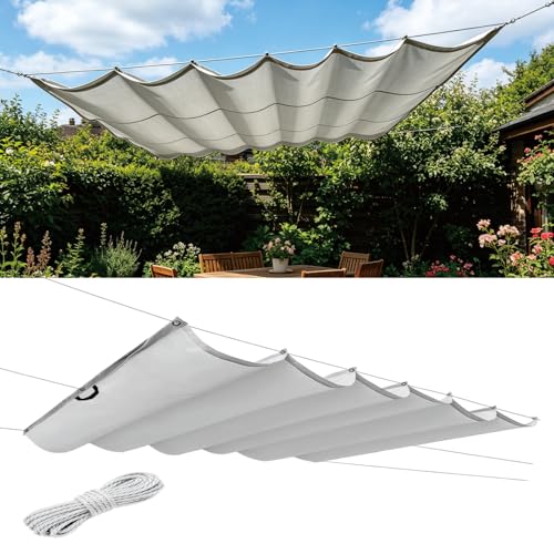 Auvent toile PES imperméable bâche ombrages résistante à œillets