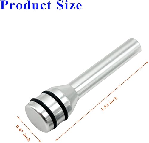 Miniatura 2 de 4 pernos de elevación de modificación de puerta de automóvil, 0.4 pulgadas x 1.9 pulgadas, perilla de metal para cerradura de puerta de vehículo,