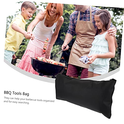 Porte-outils de barbecue OUNONA réutilisable double ensemble de 5 pièces