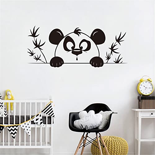 Adhesivos de Pared Panda y Bambú, 9x22 pulgadas, PVC removible miniatura 7