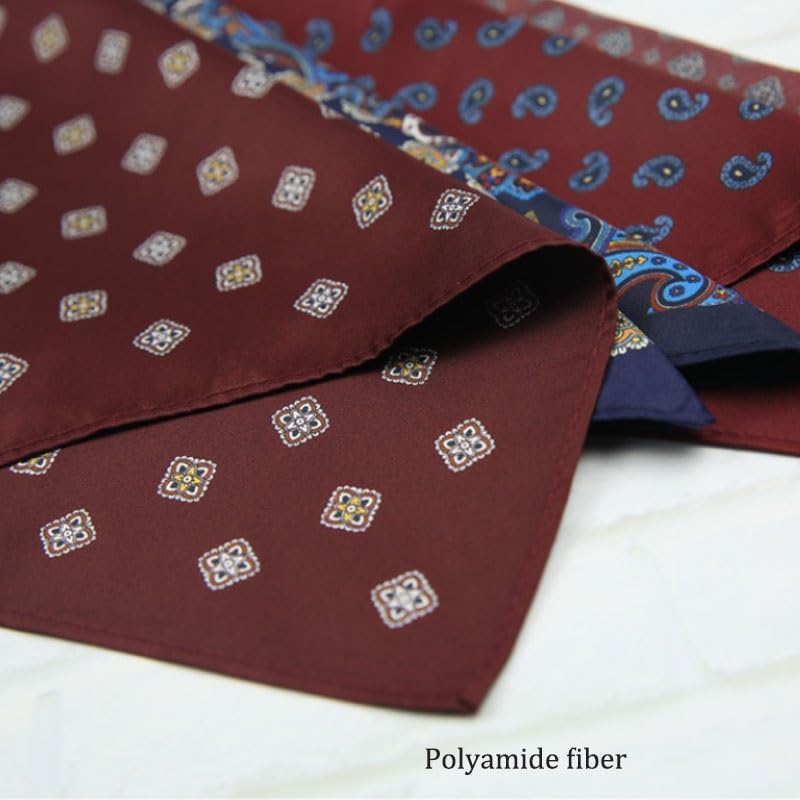 Retro Printed Pocket Square Men's Business Suit Chest