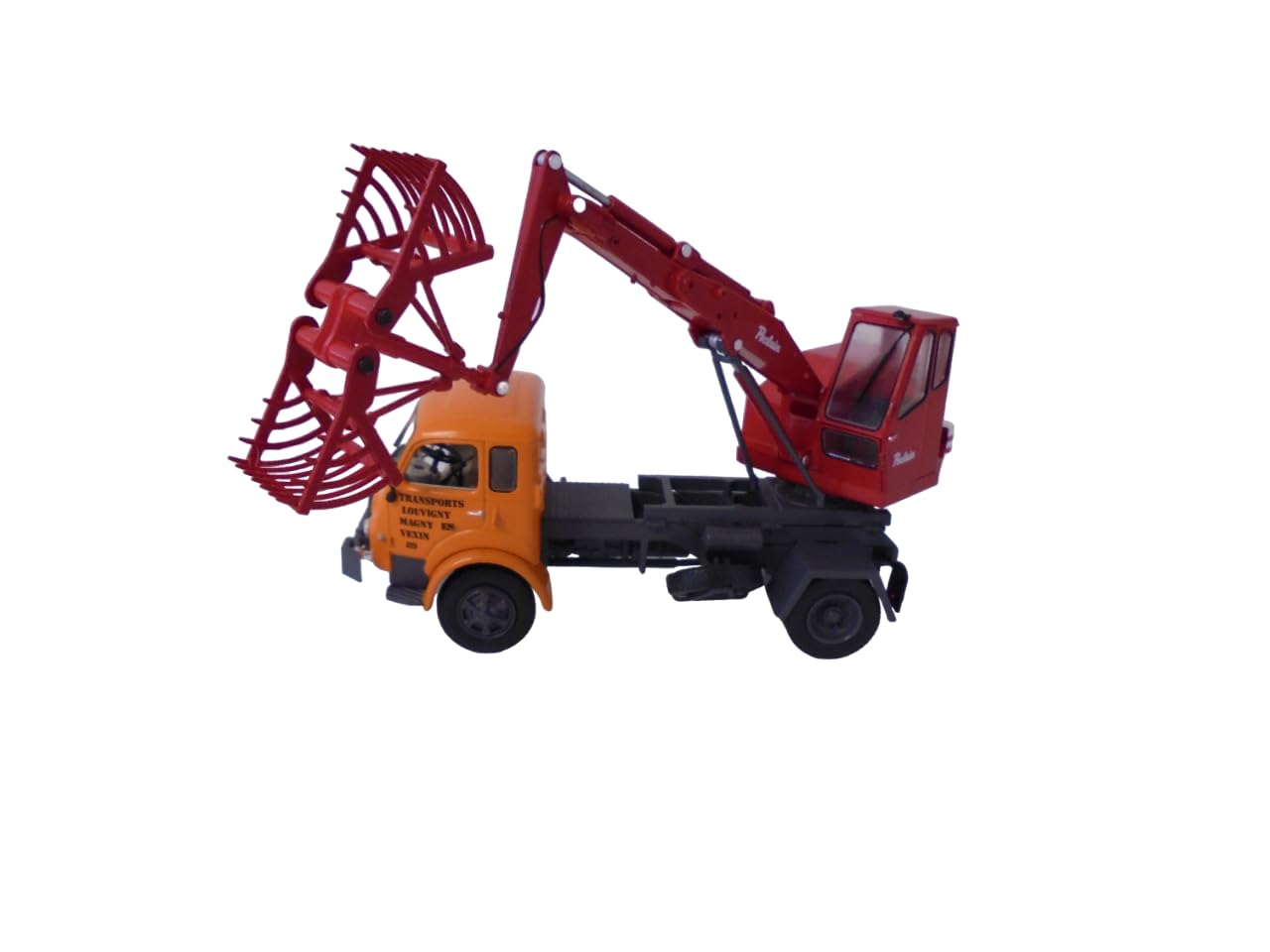 OPO 10 - Truck 1:43 compatible with Saviem Renault 4x4 Pelle Mécanique Poclain - SM1 - Image 3