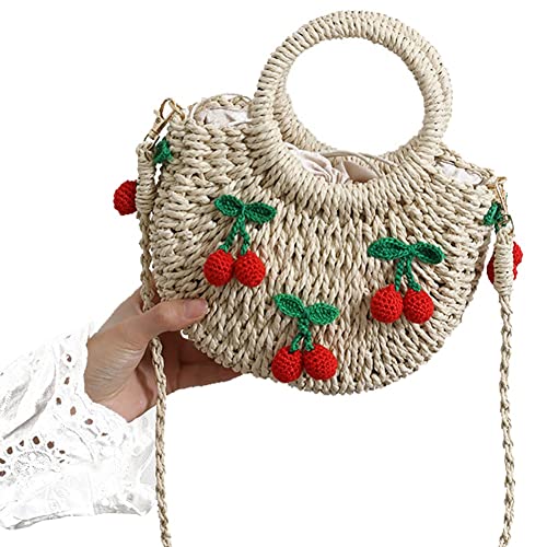 Sac de paille cerise mignon, le cadeau d'anniversaire idéal - 2