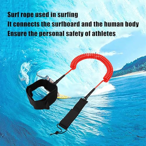 Corde de connexion pour planche de surf et corps humain solide