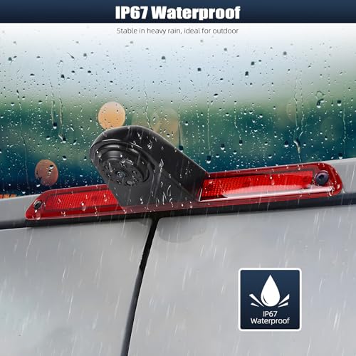 720P HD Rückfahrkamera für Mercedes Sprinter 2006-2019 & VW Crafter 2007-2019, 140° Weitwinkel, IP67 wasserdicht, Nachtsicht mit Infrarotlichtern