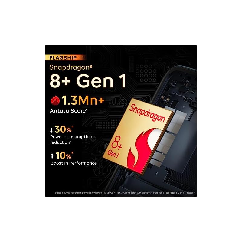 iQOO Neo 7 Pro 5G (Dark Storm, 8Gb Ram, 128Gb Storage) | Snapdragon 8+ Gen 1 | Independent Gaming Chip | Flagship 50Mp Ois Camera | Ag Glass Design, Orange - Image 3