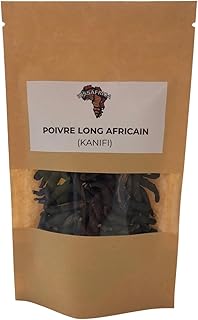 Poivre Long Kanifi – Épice Africaine Authentique aux Arômes Boisés & Chaleureux – 100% Naturelle – 100g – Saveur Intense pour Viandes et Sauces