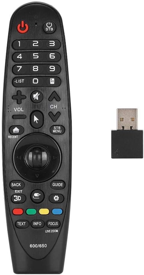 TV Remote Control,Remote Control Replacement for LG TV AN-MR650 42LF652v AN-MR600 55UF8507