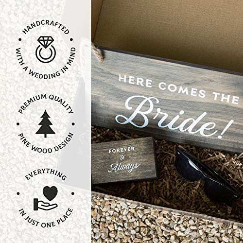 Ring Bearer Gift Set by Stache & Sons Box Includes TwoSided Sign
