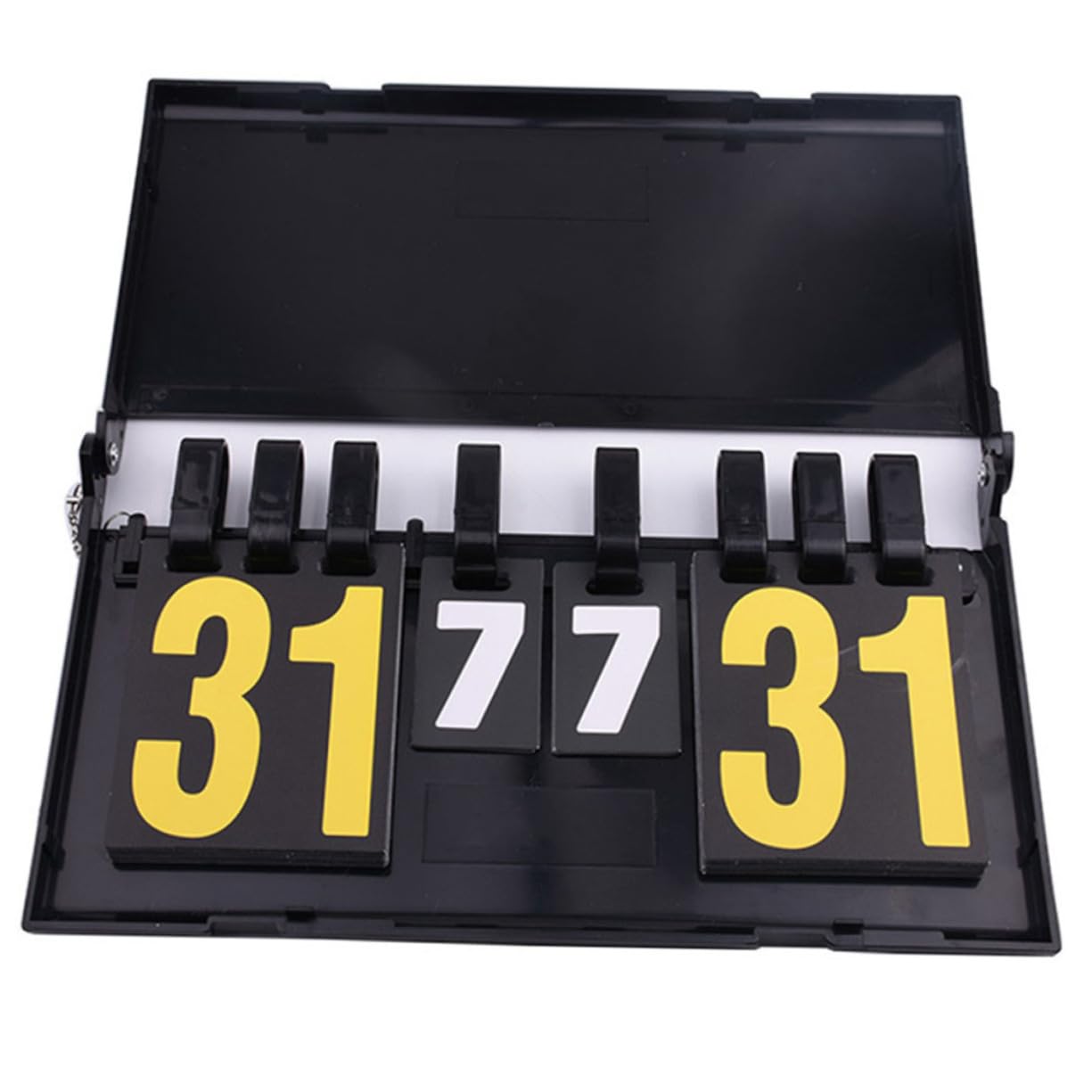 Abaodam Flip Scoreboard for Basketball Portable Sports Scorekeeper Durable Scoreboard for Tennis Football Badminton Easy to Use Professional Game Tracker
