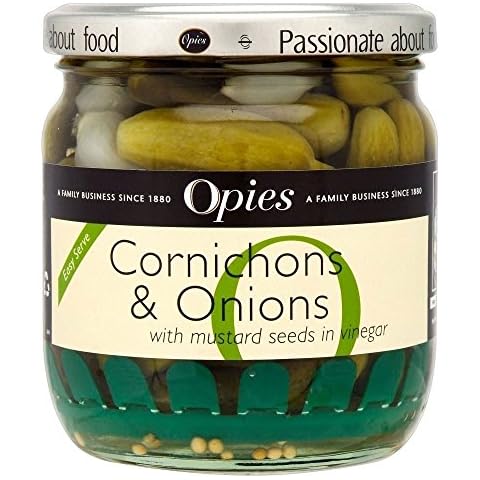 Opies Cornichons & Onions with Mustard Seeds (400g) Cover