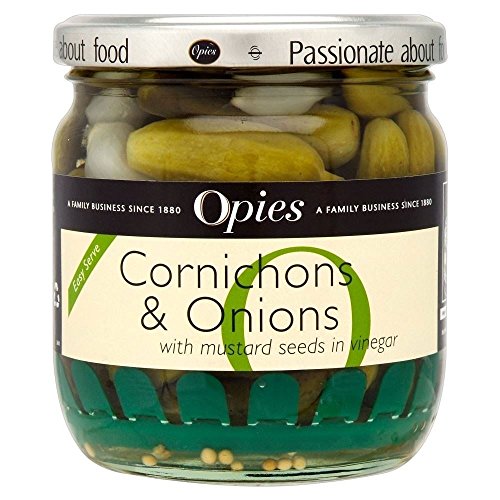 Opies Pepinillos Y Cebollas Con Semillas De Mostaza (400g)