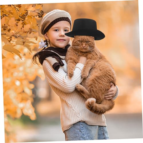 Sombrero para mascotas con pajarita WOONEKY miniatura 6