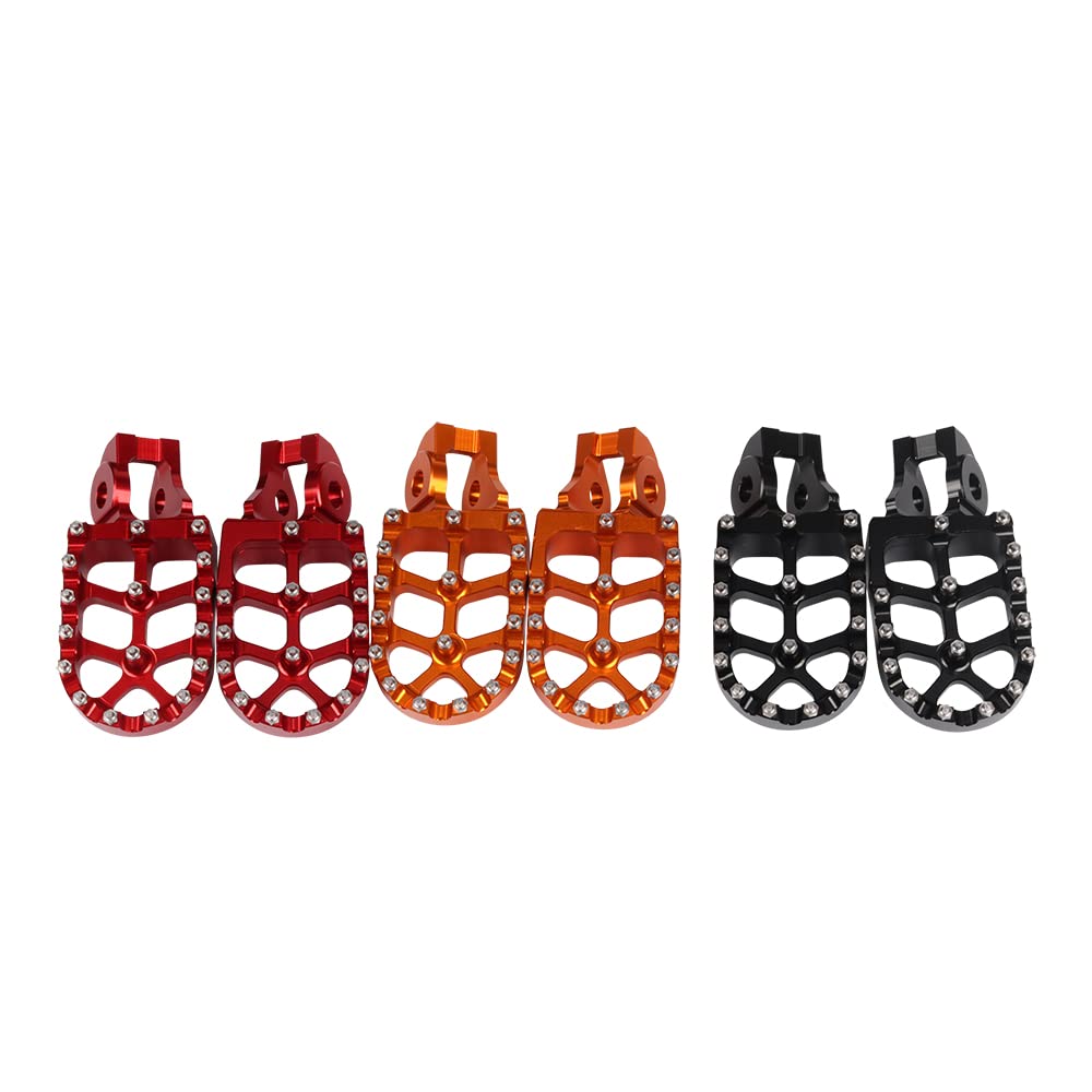 Motorrad Dirt Bike Fußrasten Fußstütze Pedale für KTM SX SXF EXC EXCF XC XCF XCW XCFW SMC 65 85 125 150 200 250 350 450 530 für Husqvarna