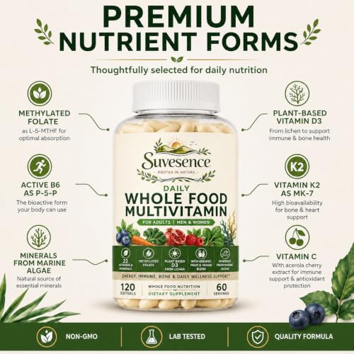 Suvesence Natural Multivitamin & Minerals