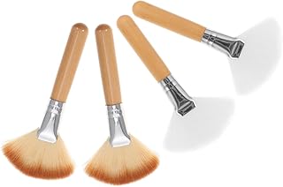 DOITOOL 4pcs Facial Powder Makeup Fan Brushes...
