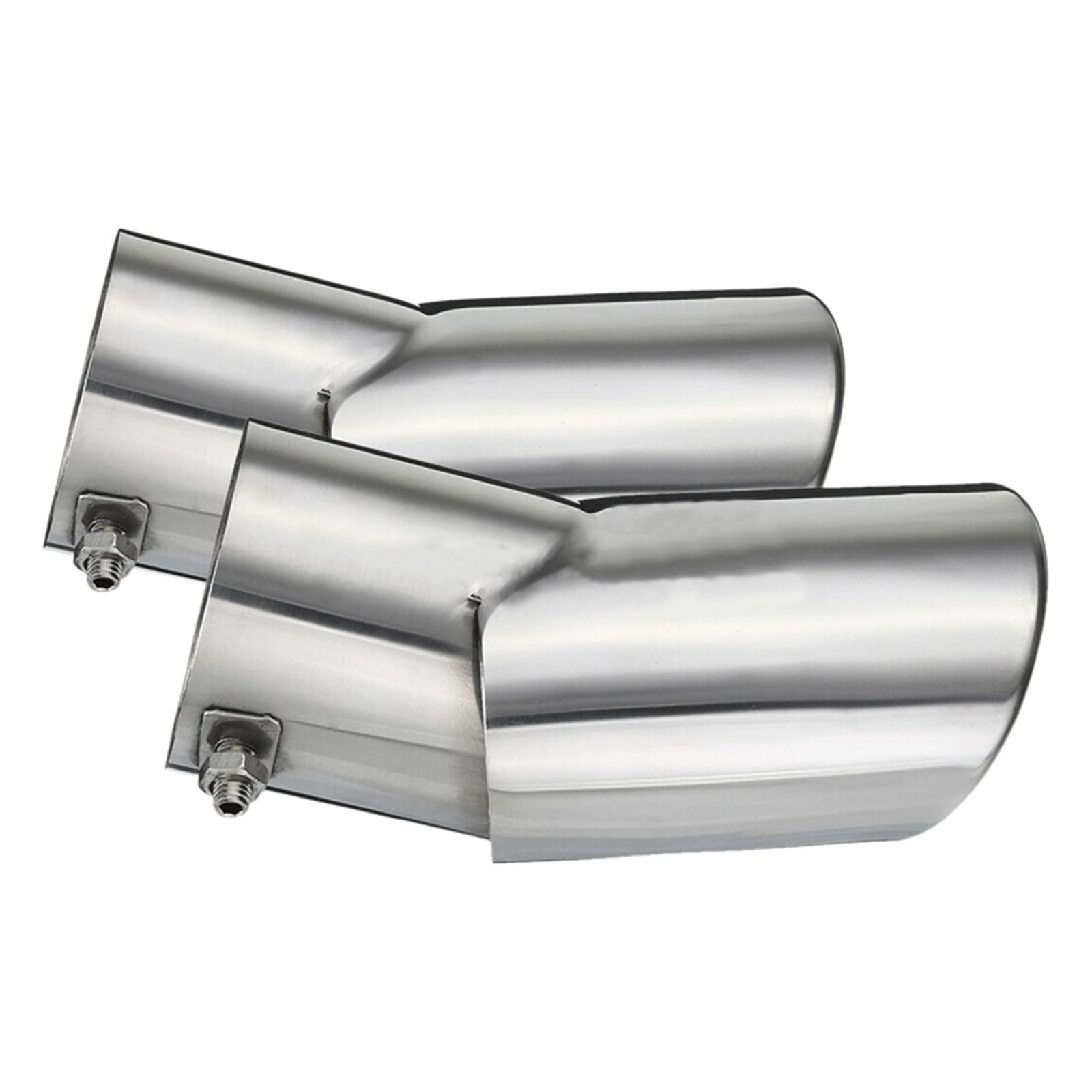 Silenciador de escape de acero inoxidable resistente para coche 8
